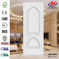 JHK-M02 Bulge Design Bedroom White Primer Empossing HDF Door Skin Vente populaire Suède